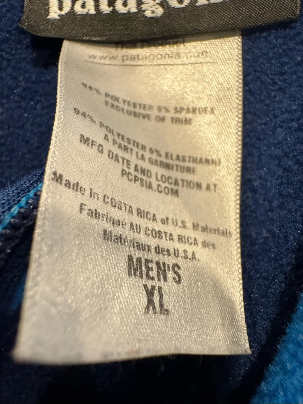 Patagonia men quarter